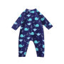 Swimbubs Maillot de Bain Anti-UV pour bébé garçon Protection Solaire Rashguard UPF50, Baleine Bleue, 6-12 Mois