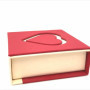 Jewellbox Boîte à bijoux carrée romantique rouge pour colliers et bracelets Idéal pour mariage, demande en mariage et occasions 