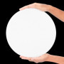 Belle Vous Lot de 6 Support Polystyrene Rond - Diamètre 30 cm, Épaisseur 2,5 cm - Polystyrene Gateau, Modelage, Projets Scolaire