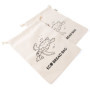 Joeji's Kitchen Bread Bag Lot de 2 sacs à pain en tissu coton pour vos pâtisseries - 30 x 40 cm Sac baguette écologique Zéro déc