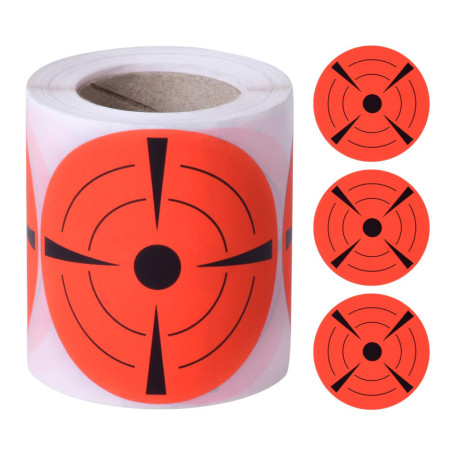 Pinsheng 200 Pièces 3 Pouces Rondes Adhésives Cibles Autocollant Cible Cibles de Tir Autocollants Cibles Adhésives Réactives Aut
