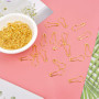Jinlaili 100 Pièces Épingles de Sécurité en Forme de Gourde, Ampoule Broches Calebasse Or, Goupilles en Métal avec Boîte de Rang