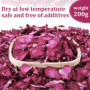 200g Pétales de Rose Véritables, Naturel Pétales de Roses pour Bain des Pieds Spa, Séchées Pétale Rouge de Fleur Confettis pour 