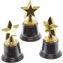 Baker Ross FN149 Trophées étoiles - Lot de 4, Trophée de cérémonie sportive, Récompenses de cérémonie, Trophées pour enfants