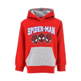 Spiderman Sweat à Capuche pour Garçons, Sweatshirt Textile Doux, Sweat Cadeau pour Enfants, Taille 4 Ans | Rouge