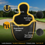 Shanker Golf PuttHub Housse de puttHub en Cuir synthétique de qualité pour Clubs de Golf pour Golfeur – Idée Cadeau Fantaisie gr