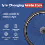 Tyre Glider | Le Nouveau Levier Démonte-Pneu | Levier Démonte-Pneu pour Vélo | Outil pour Pneus de Vélo | pour Toutes Les Largeu