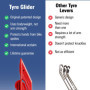 Tyre Glider | Le Nouveau Levier Démonte-Pneu | Levier Démonte-Pneu pour Vélo | Outil pour Pneus de Vélo | pour Toutes Les Largeu