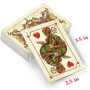Hungry Minds The Game Jeu de Cartes - Jeu de 54 Cartes de Poker Professionnelles - Cartes à Jouer Standard de Сollection Vintage