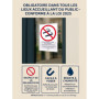 Affichage Obligatoire entreprise 2025 - Conforme au Code du Travail 2025 – Lot de 2 affiches adhésives (21x30cm) + 1 Affiche Int