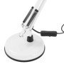 KATSU Lampe de bureau articulée LED lampe de table de chevet à bras articulé réglable, douille E27, pour bureau lecture travaux 