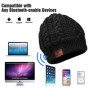 ZRUHIG Bonnet Bluetooth Homme, Bonnet Bluetooth Unisexe Cadeau Musique stéréo Chapeau d'hiver Chapeau sans Fil avec Bluetooth V5