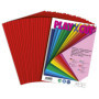 PLAY-CUT, Lot de 20 feuilles de papier cartonné A4 220 g/m² Rouge de Noël