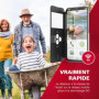 Emporia Smart.6 Téléphone Portable pour Personnes âgées, 5G Volte, Smartphone sans contrat, téléphone Portable avec Bouton d'app