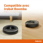 BAKUUM Lot de 2 rouleaux principaux pour iRobot Roomba série i3 e5154 e5158 E6 E7 i7 i7+ i8 i8+ j7 j7+ i6 i6+ i4 i4+ brosse pour