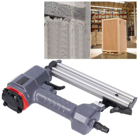 Cloueuse pneumatique, cloueuse à air pour pistolet à agrafes F, multifonctionnelle 0.4-0.5Mpa ergonomique pour le rembourrage, l