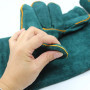 MASUNN Anti-Morsure De Sécurité Mordre Gants Ultra Long Cuir Vert Animaux De Compagnie Mordre Gants De Protection pour Attraper 