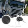 MangWany Bouchon de réservoir avec 2 clés pour Volvo Camion Scania R/T/P/G MAN Diesel 60 mm