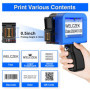 WELCZEK MP10 Mini Imprimante Portable avec Cartouche d'encre à Séchage Rapide Machine de Codage à Jet d'encre de Poche pour Date