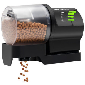 Ycozy Aquarium Distributeur Nourriture Poisson, Distributeur de Nourriture Automatique Réglable Multifonctionnel Branchez-Vous M