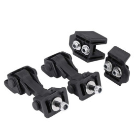 Loquet de Capot, 2 Ensembles de loquets de sécurité de loquet de Capot de Voiture et Supports pour TJ 1997-2006 55176636AD 55395