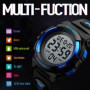 BHGWR Montres numériques pour garçons, Digitale Montre étanche Sport pour Enfants 5ATM avec Alarm/minuterie/EL, Montre numérique