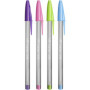 Ensemble de Stylos Bic Cristal Fun 921342 Multicouleur 10 Pièces (10 Unités)