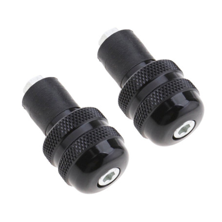 YINETTECH 1 Paire d'embouts de Poignée Bouchons Coulissants pour Guidon de Moto 7/8 Pouces 22mm Anti-Vibration en Alliage d'alum