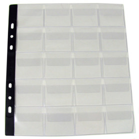 PAGNA Pochettes pour collection de pièces de monnaie,20 com-