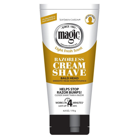 Magic Crème Épilation & Rasage Entretien Tête Chauve Lisse 170g