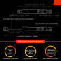 Frankberg 2x Ressorts à Gaz Hayon Compatibles avec Z4 Roadster E85 Coupé 2003-2009 Remplacer# 51247016186