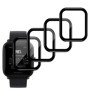 Quanen Electronic Protection D'écran pour Amazfit Bip U/Amazfit Bip U Pro, [4 pièces] Anti-Rayures, 3D Couverture Totale, Bubble