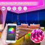 WEILY 10M Ruban LED Bleutooth,Bande LED 5050 RGB Contrôlé par APP du Smartphone, Synchroniser avec Rythme de Musique de Minuteri