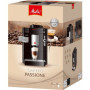 Melitta Passione F530-102 Cafetière automatique avec moulin à café en grains, système de lait, nettoyage automatique, personnali