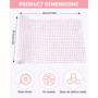 Tixexo Vinyl Papier Transfert pour Vinyle Adhesif,papier transfert avec grille d'alignement rouge,30,5 cm x 1000 cm Feuille de t