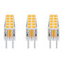 Bonlux 3-PCS 3W 12V G6.35 LED Ampoule Culot T3 / T4 / T5 G6.35 / GY6.35 Base Blanc chaud 3000K Remplacement de 30W Ampoule Halog