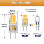 Bonlux 3-PCS 3W 12V G6.35 LED Ampoule Culot T3 / T4 / T5 G6.35 / GY6.35 Base Blanc chaud 3000K Remplacement de 30W Ampoule Halog