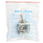 Heschen Interrupteur à bascule en métal, RT1321, DPDT, type maintenu, 2 positions, 15 A 250 VAC, CE