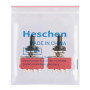 Heschen Interrupteur à bascule miniature MTS-403, ON-OFF-ON, 4PDT, 12 broches, 2A 250V, 6A 125V, avec couvercle étanche, lot de 