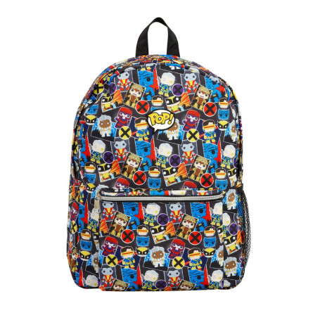 Loungefly WM Marvel Xmen Pop! AOP Nylon Backpack-NCA - Wolverine - X-Men - Sac Mignon à Collectionner - Idée de Cadeau - Produit