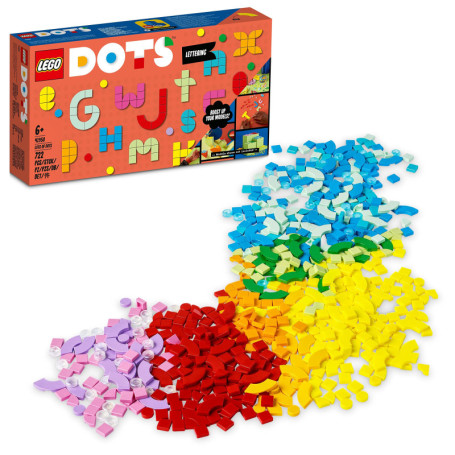 LEGO 41950 Dots Lots d'Extra Dots - Lettres, Pièces pour Tableaux à Messages, Set de Bricolage pour Les Enfants de 6 Ans et Plus