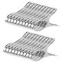 20 Pcs Grosse Pince à Linge INOX, Grandes Pinces à Linge Extérieur Solides, Pinces à Serviettes Pince MétalliquePince Serviette 