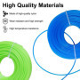 2 RouleauxFil de Coupe pour Debroussailleuse, 100 m/2,4 mm Fil en Nylon pour Coupe-Bordure, Fil de Nylon pour Débroussailleuse, 