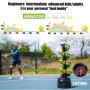 Lanceur De Balle Tennis (Peut contenir 30 Balls),Machine De Tennis adapté aux débutants/entraîneurs,Tous Niveaux&âges,Disponible