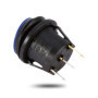 Keenso 3 Broches Interrupteur à Bascule, 12V 16A Commutateur On/Off Rond avec LED Lumière Bleu pour Voiture Camion Commutateur d