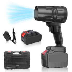 Souffleurs de Feuilles,Souffleur a Batterie,Souffleur de Feuilles sans Fill avec Batterie de 21v, 35 000 TR/Min, Souffleur Élect