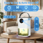 Dreamhigh® 1.7L Deshumidificateur d Air, Déshumidificateur Electrique Cave Salle de Bain Chambre, Pour Max 35㎡, Deshumidificateu