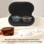 HDGSAFD 2 Étuis À Lunettes Et 2 Chiffons À Lunettes, Étui À Lunettes Portable Pour Une Utilisation En Extérieur, Sac De Rangemen