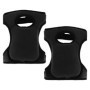 CVDYWDJIE 1 Paire De Genouillères en Éponge Noire, Genouillères Élastiques, Genouillères De Protection, Genouillères De Jardinag