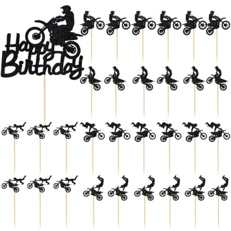 Inserts De Gâteau sur Le Thème De La Moto, Décorations De Gâteaux, Inserts De Gâteaux Personnalisés Et Créatifs, Accessoires De 